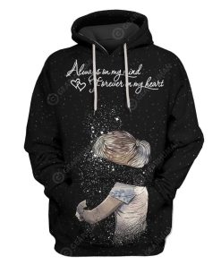 Custom T-shirt - Hoodies Always In My Mind Forever In My Heart HD-GH21067 3D Custom Fleece Hoodies Hoodie S
