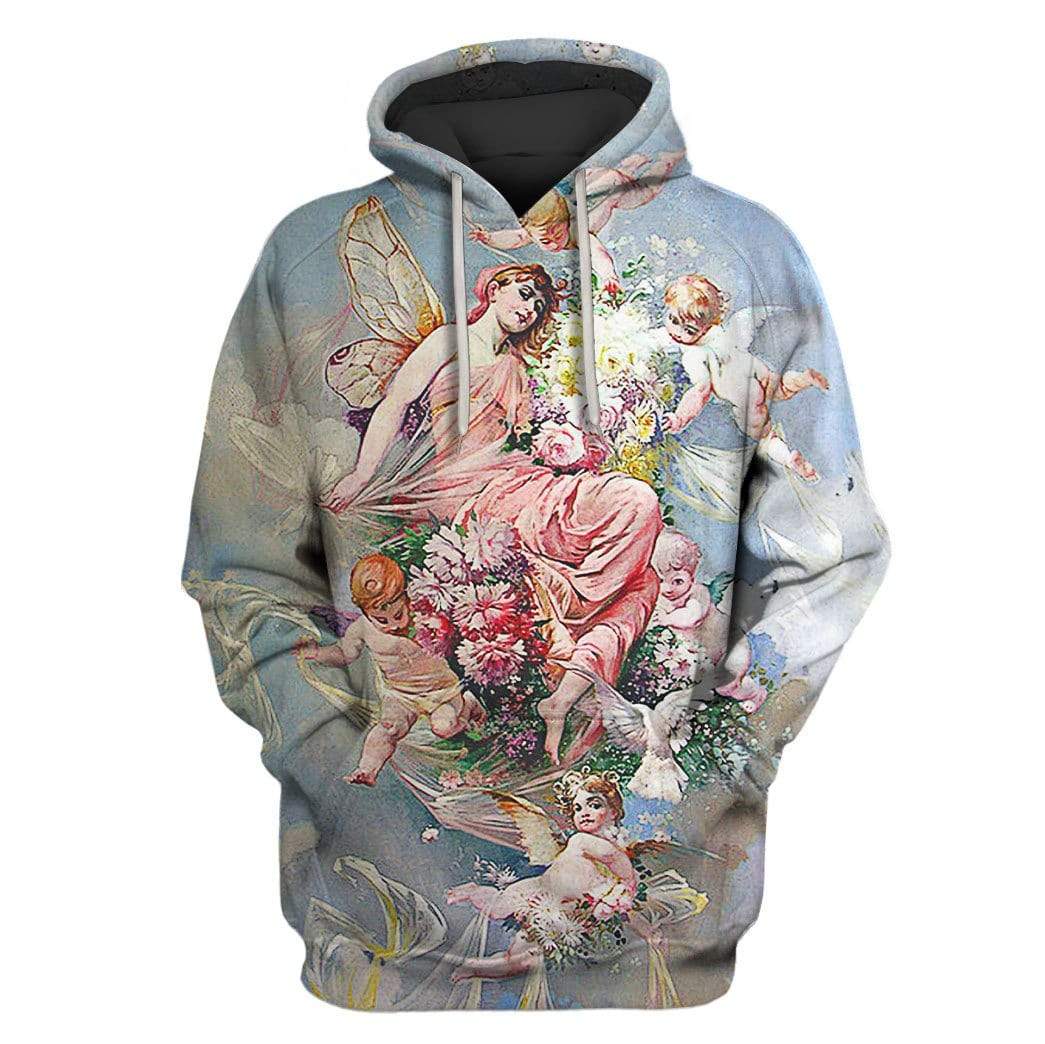 Gearhumans Custom T-shirt - Hoodies Angles Apparel 1 Custom T-shirt - Hoodies Angles Apparel HD-GH20577 3D Custom Fleece Hoodies Hoodie S