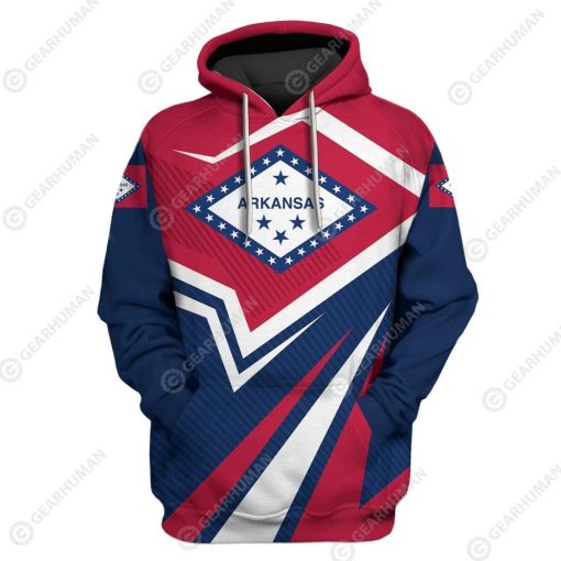 Custom T-shirt - Hoodies Arkansas HD-GH22011 3D Custom Fleece Hoodies Hoodie S