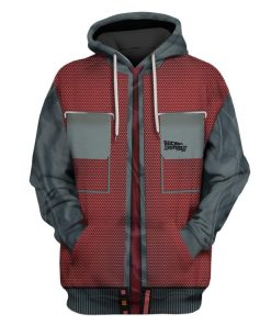 Custom T-shirt - Hoodies Back to the Future Marty Mcfly Apparel HD-GH20701 3D Custom Fleece Hoodies Hoodie S 