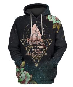 Custom T-shirt - Hoodies Cannot Be Caged Apparel HD-GH20798 3D Custom Fleece Hoodies Hoodie S 