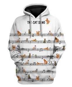 Custom T-shirt - Hoodies Cat Song HD-GH0281904 3D Custom Fleece Hoodies Hoodie S 