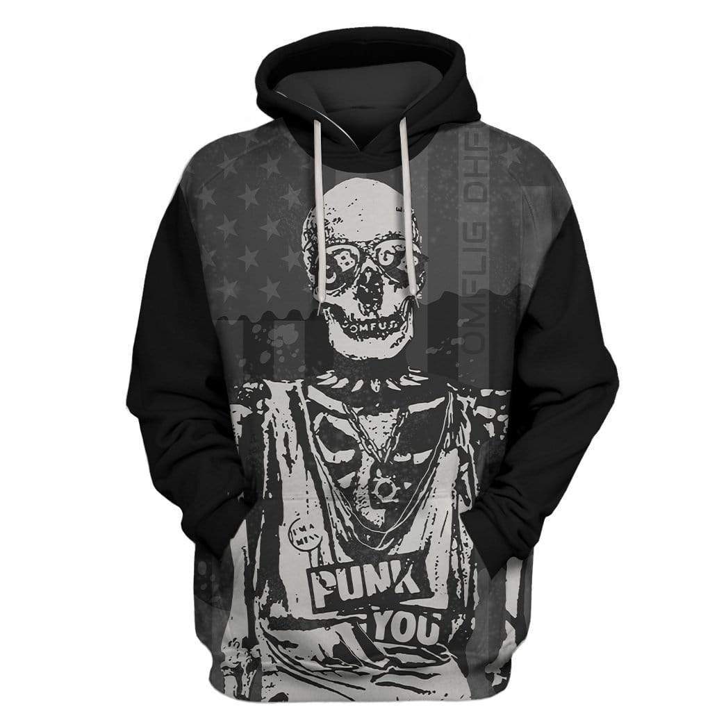 Gearhumans Custom T-shirt - Hoodies CBGB Punk You Apparel 1 Custom T-shirt - Hoodies CBGB Punk You Apparel HD-GH20684 3D Custom Fleece Hoodies Hoodie S