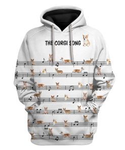 Custom T-shirt - Hoodies Corgi Song HD-GH0281902 3D Custom Fleece Hoodies Hoodie S 