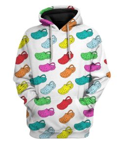 Custom T-shirt - Hoodies Crocs HD-GH0281918 3D Custom Fleece Hoodies Hoodie S 