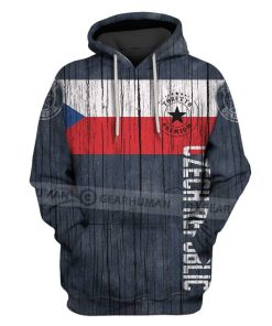 Custom T-shirt - Hoodies Czech Republic Apparel HD-GH20821 3D Custom Fleece Hoodies Hoodie S