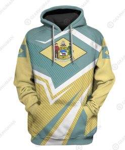 Custom T-shirt - Hoodies Delaware HD-GH22017 3D Custom Fleece Hoodies Hoodie S