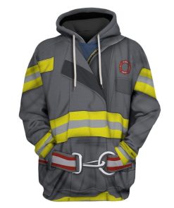 Custom T-shirt - Hoodies FDNY Uniform Apparel HD-GH20503 3D Custom Fleece Hoodies Hoodie S 