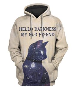 Custom T-shirt - Hoodies Hello Darkness My Old Friend Apparel HD-GH20804 3D Custom Fleece Hoodies Hoodie S 
