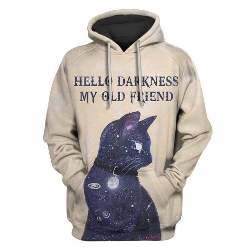 Custom T-shirt - Hoodies Hello Darkness My Old Friend Apparel HD-GH20804 3D Custom Fleece Hoodies Hoodie S