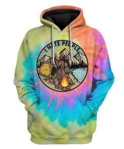 Custom T-shirt - Hoodies I Hate People HD-GH0281915 3D Custom Fleece Hoodies Hoodie S
