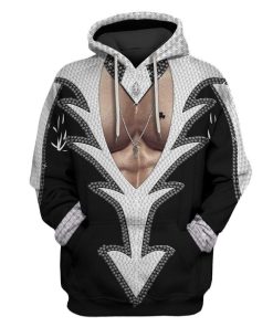 Custom T-shirt - Hoodies KISS- Catman Costume Apparel HD-GH20518 3D Custom Fleece Hoodies Hoodie S 