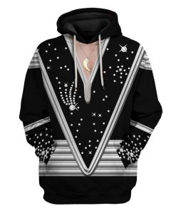 Custom T-shirt - Hoodies KISS- Spaceman Costume Apparel HD-GH20506 3D Custom Fleece Hoodies Hoodie S 