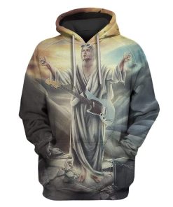 Custom T-shirt - Hoodies Kurt Christian Apparel HD-GH20581 3D Custom Fleece Hoodies Hoodie S 