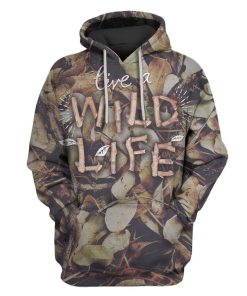 Custom T-shirt - Hoodies Live A Wild Life Apparel HD-GH20789 3D Custom Fleece Hoodies Hoodie S 