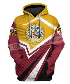 Custom T-shirt - Hoodies Maryland Apparel HD-GH20907 3D Custom Fleece Hoodies Hoodie S 