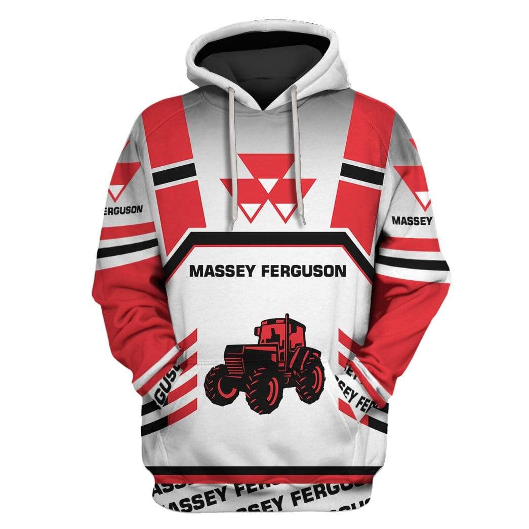 Gearhumans Custom T-shirt - Hoodies Massey Ferguson Apparel 1 Custom T-shirt - Hoodies Massey Ferguson Apparel HD-GH20530 3D Custom Fleece Hoodies Hoodie S