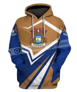Custom T-shirt - Hoodies Michigan Apparel HD-GH201000 3D Custom Fleece Hoodies Hoodie S 
