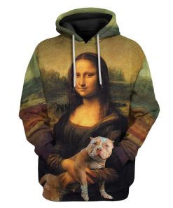 Custom T-shirt - Hoodies Mona Lisa HD-GH2771911 3D Custom Fleece Hoodies Hoodie S 