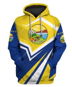 Custom T-shirt - Hoodies Montana HD-GH22022 3D Custom Fleece Hoodies Hoodie S 