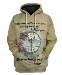 Custom T-shirt - Hoodies My mind still talks to you and my heart still looks for you HD-GH0281925 3D Custom Fleece Hoodies Hoodie S 