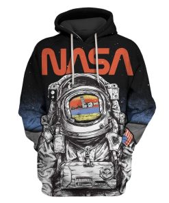 Custom T-shirt - Hoodies nasa astronaut Apparel HD-GH20754 3D Custom Fleece Hoodies Hoodie S 