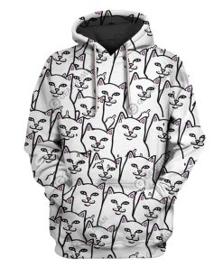 Custom T-shirt - Hoodies Naughty Cat Apparel HD-GH21031 3D Custom Fleece Hoodies Hoodie S 