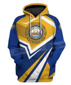 Custom T-shirt - Hoodies New Hampshire Apparel HD-GH20833 3D Custom Fleece Hoodies Hoodie S 