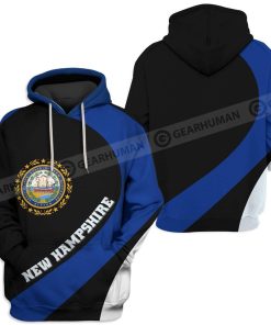 Custom T-shirt - Hoodies New Hampshire Apparel HD-GH20842 3D Custom Fleece Hoodies Hoodie S 