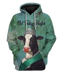 Custom T-shirt - Hoodies Not Today Heifer HD-GH0781916 3D Custom Fleece Hoodies Hoodie S 