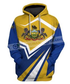 Custom T-shirt - Hoodies Pennsylvania Apparel HD-GH20902 3D Custom Fleece Hoodies Hoodie S