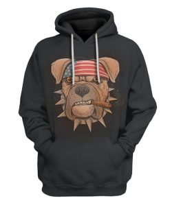 Custom T-shirt - Hoodies Pitbull HD-GH3071922 3D Custom Fleece Hoodies Hoodie S 