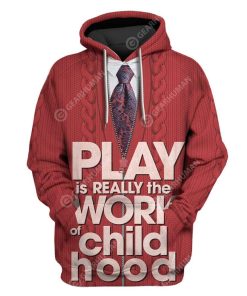 Custom T-shirt - Hoodies Play Is Really The Work Of Child Hood HD-GH21065 3D Custom Fleece Hoodies Hoodie S 