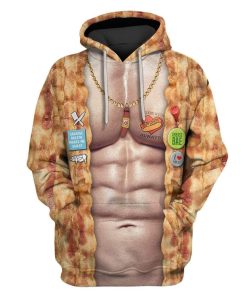 Custom T-shirt - Hoodies Pork Daddy Costume Apparel HD-GH20698 3D Custom Fleece Hoodies Hoodie S