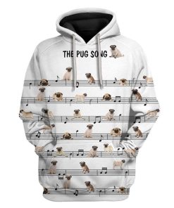 Custom T-shirt - Hoodies Pug Song HD-GH0281903 3D Custom Fleece Hoodies Hoodie S 