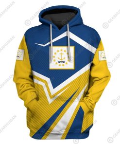 Custom T-shirt - Hoodies Rhode Island HD-GH22020 3D Custom Fleece Hoodies Hoodie S