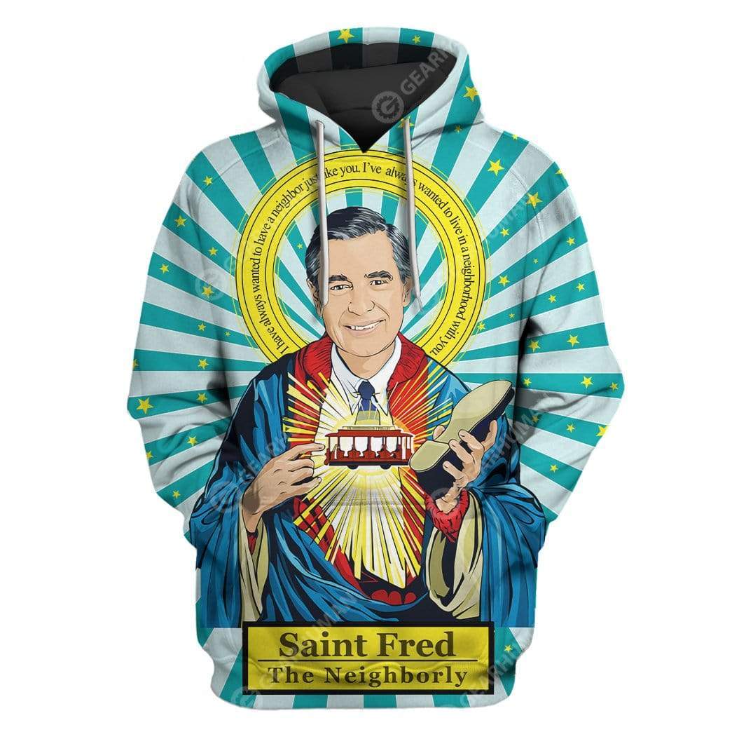 Gearhumans Custom T-shirt - Hoodies Saint Fred 1 Custom T-shirt - Hoodies Saint Fred HD-GH21059 3D Custom Fleece Hoodies Hoodie S
