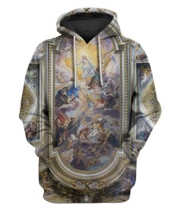 Custom T-shirt - Hoodies Santi Apostoli Rome Apparel HD-GH20570 3D Custom Fleece Hoodies Hoodie S 