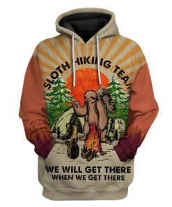 Custom T-shirt - Hoodies Sloth Hiking Team HD-GH1481920 3D Custom Fleece Hoodies Hoodie S 