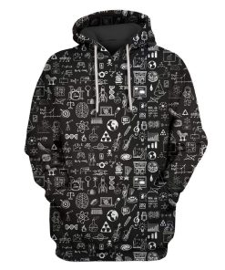 Custom T-shirt - Hoodies Space Science Apparel HD-GH20752 3D Custom Fleece Hoodies Hoodie S 