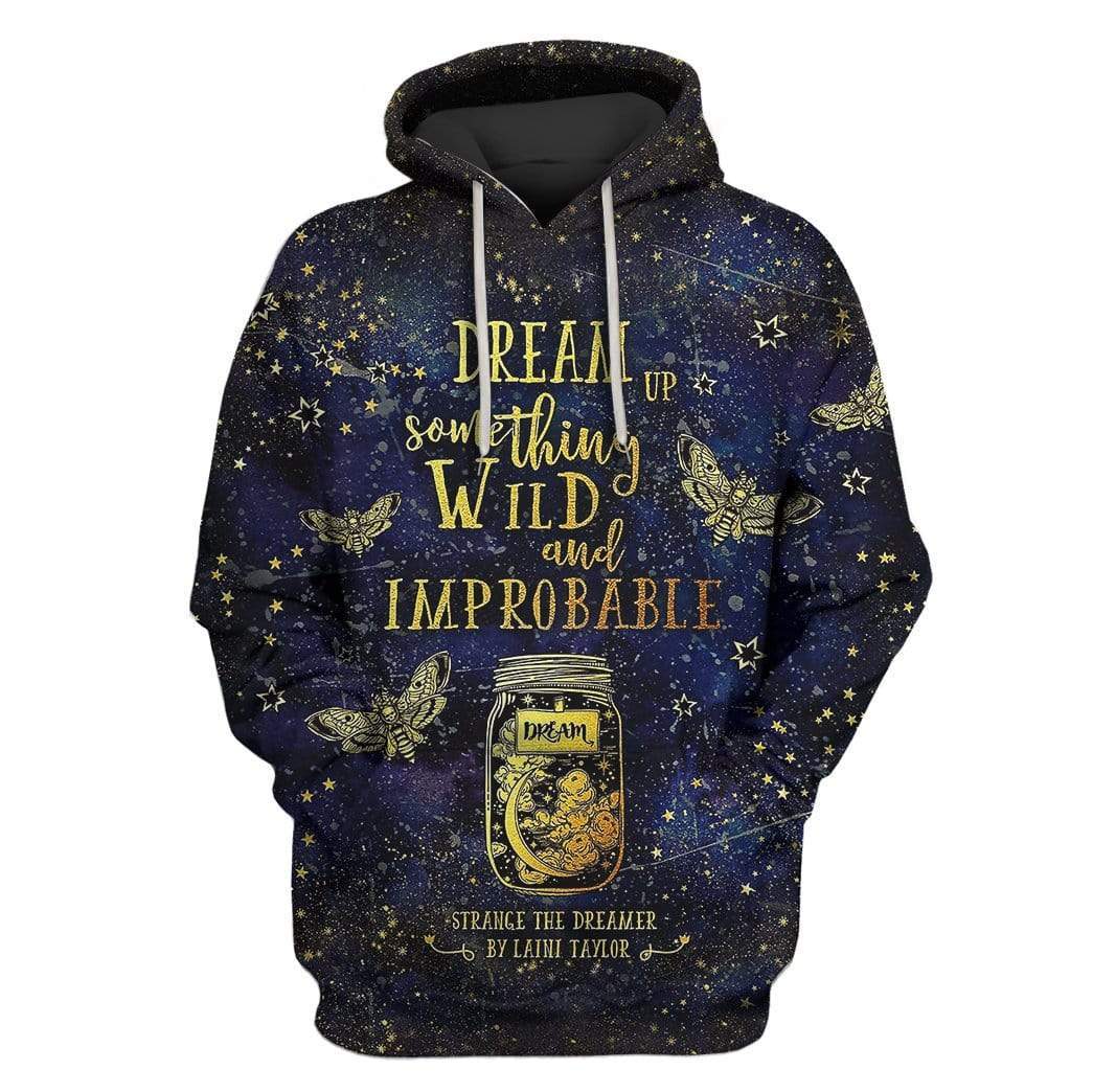 Gearhumans Custom T-shirt - Hoodies Strange the Dreamer Apparel 1 Custom T-shirt - Hoodies Strange the Dreamer Apparel HD-GH20793 3D Custom Fleece Hoodies Hoodie S