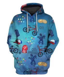 Custom T-shirt - Hoodies Stranger Things Apparel HD-GH20808 3D Custom Fleece Hoodies Hoodie S 