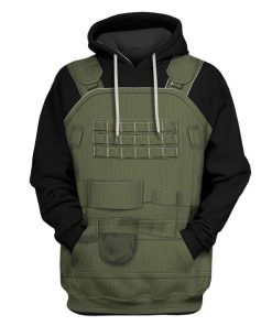 Custom T-shirt - Hoodies Terminator Apparel HD-GH20584 3D Custom Fleece Hoodies Hoodie S 