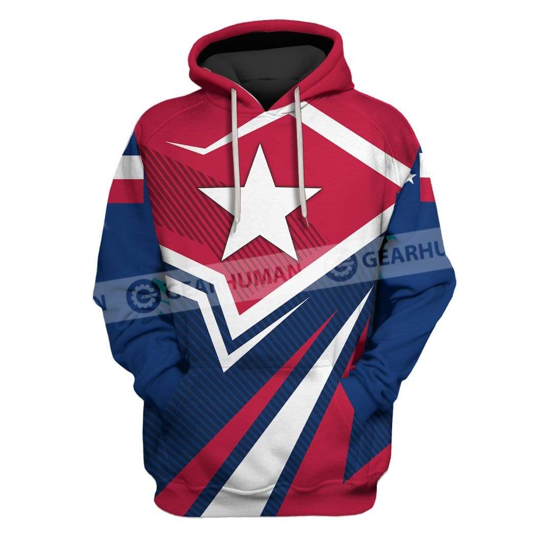 Gearhumans Custom T-shirt - Hoodies Texas Apparel 1 Custom T-shirt - Hoodies Texas Apparel HD-GH20903 3D Custom Fleece Hoodies Hoodie S