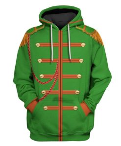 Custom T-shirt - Hoodies The Beatles Sgt. Pepper's Lonely Hearts Club Band Costume Apparel HD-GH20549 3D Custom Fleece Hoodies Hoodie S 