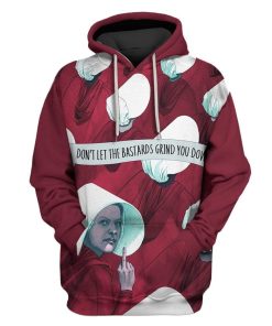Custom T-shirt - Hoodies The Handmaid's Tale Apparel HD-GH20525 3D Custom Fleece Hoodies Hoodie S 