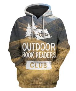 Custom T-shirt - Hoodies The Outdoor Book Readers Club Apparel HD-GH20770 3D Custom Fleece Hoodies Hoodie S 
