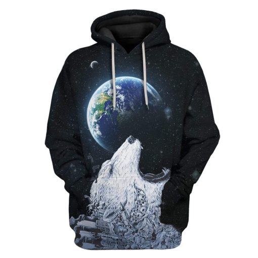 Custom T-shirt - Hoodies The Roar Of The Bear HD-GH0681905 3D Custom Fleece Hoodies Hoodie S