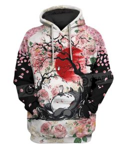 Custom T-shirt - Hoodies Totoro Apparel HD-GH20855 3D Custom Fleece Hoodies Hoodie S 