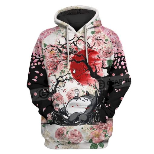 Custom T-shirt - Hoodies Totoro Apparel HD-GH20855 3D Custom Fleece Hoodies Hoodie S